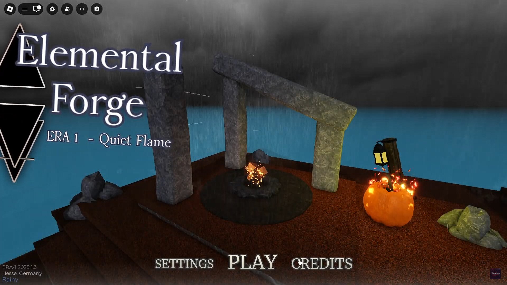 Scenic title screen